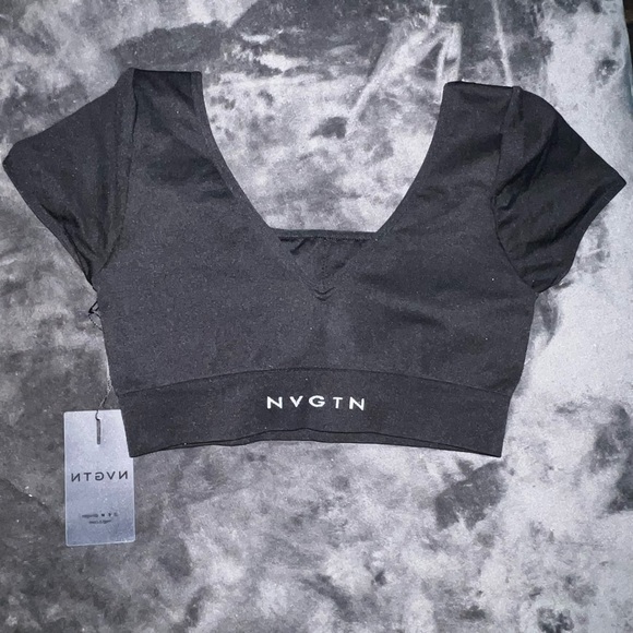 NVGTN Black Serene Seamless Bra Size Medium New with tag - Picture 12 of 12